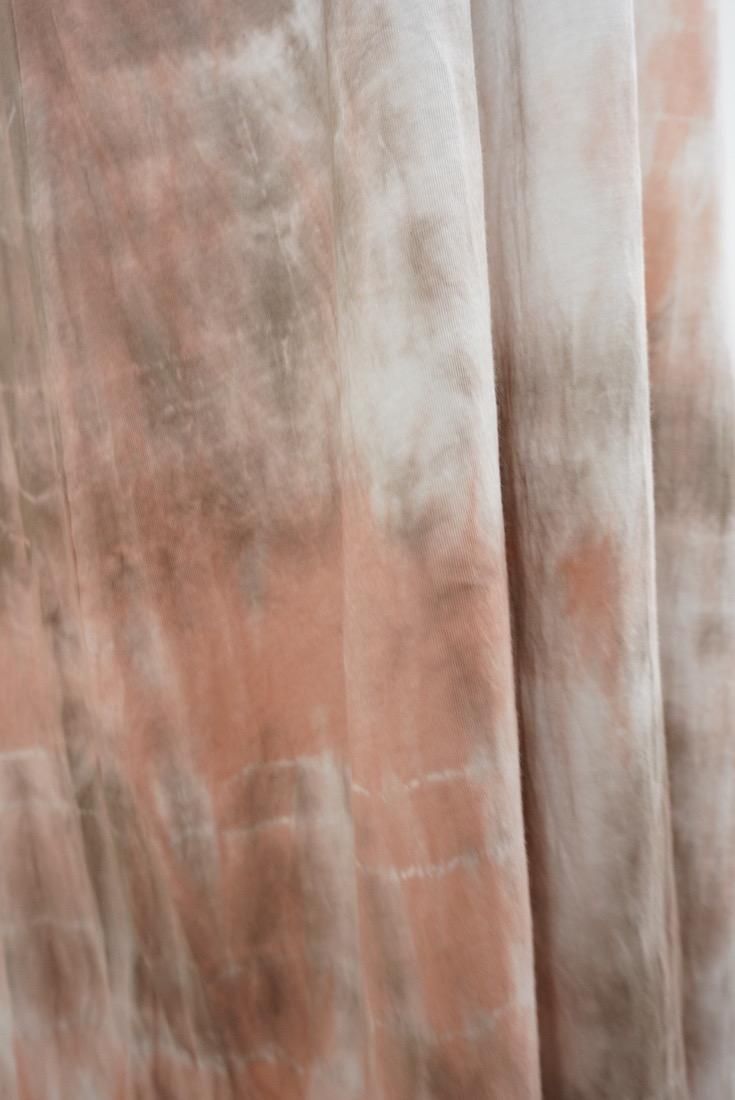 Cotton Long Sleeve OP  Espresso x Orangebeige