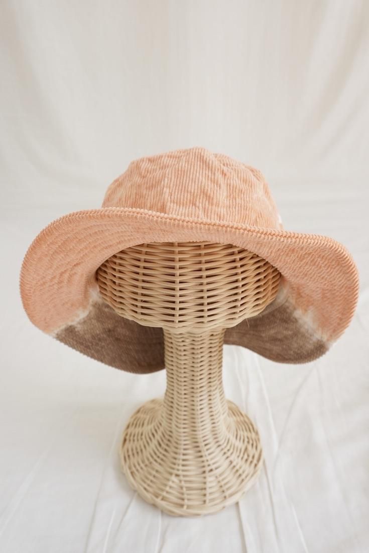 Corduroy Bucket Hat   Espresso x Persimmon 