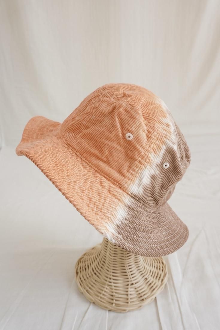 Corduroy Bucket Hat   Espresso x Persimmon 