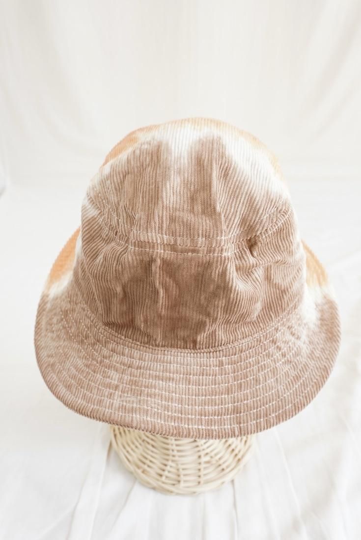 Corduroy Bucket Hat   Espresso x Persimmon 