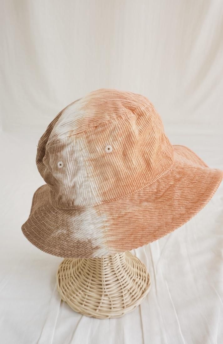 Corduroy Bucket Hat   Espresso x Persimmon 