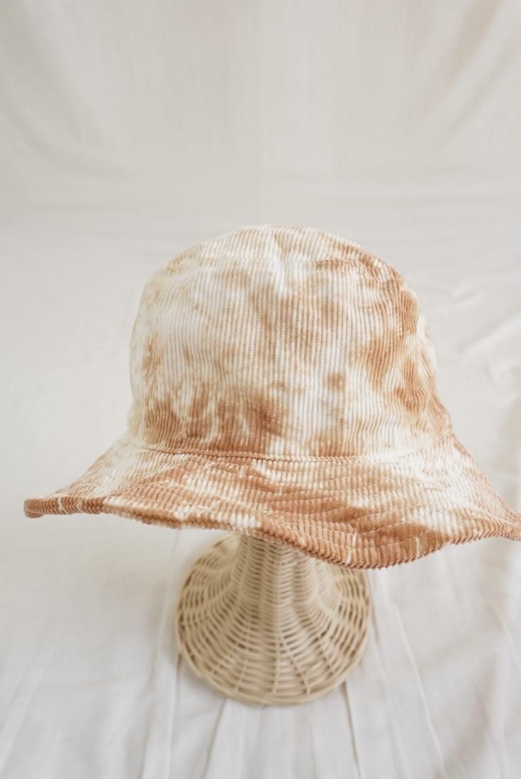 Corduroy Bucket Hat   Terracotta 