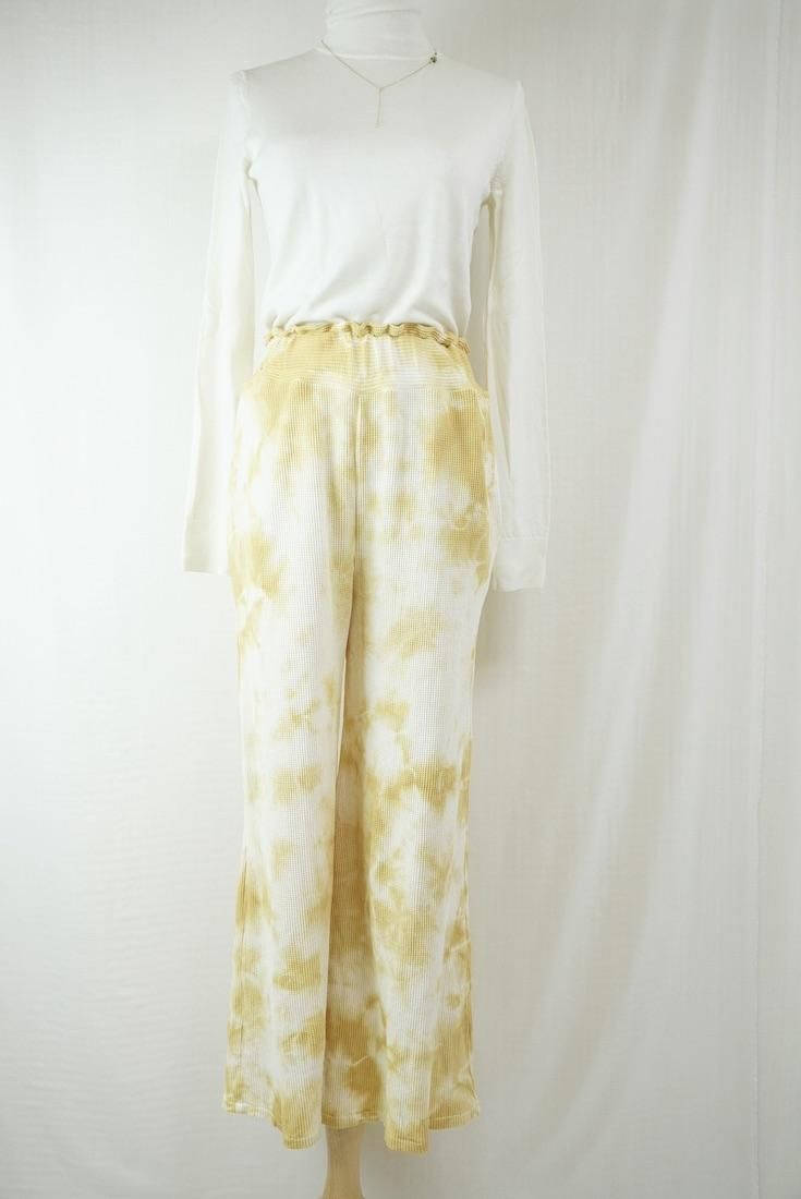 USA Organic Cotton Thermal Relax Pants Mustard