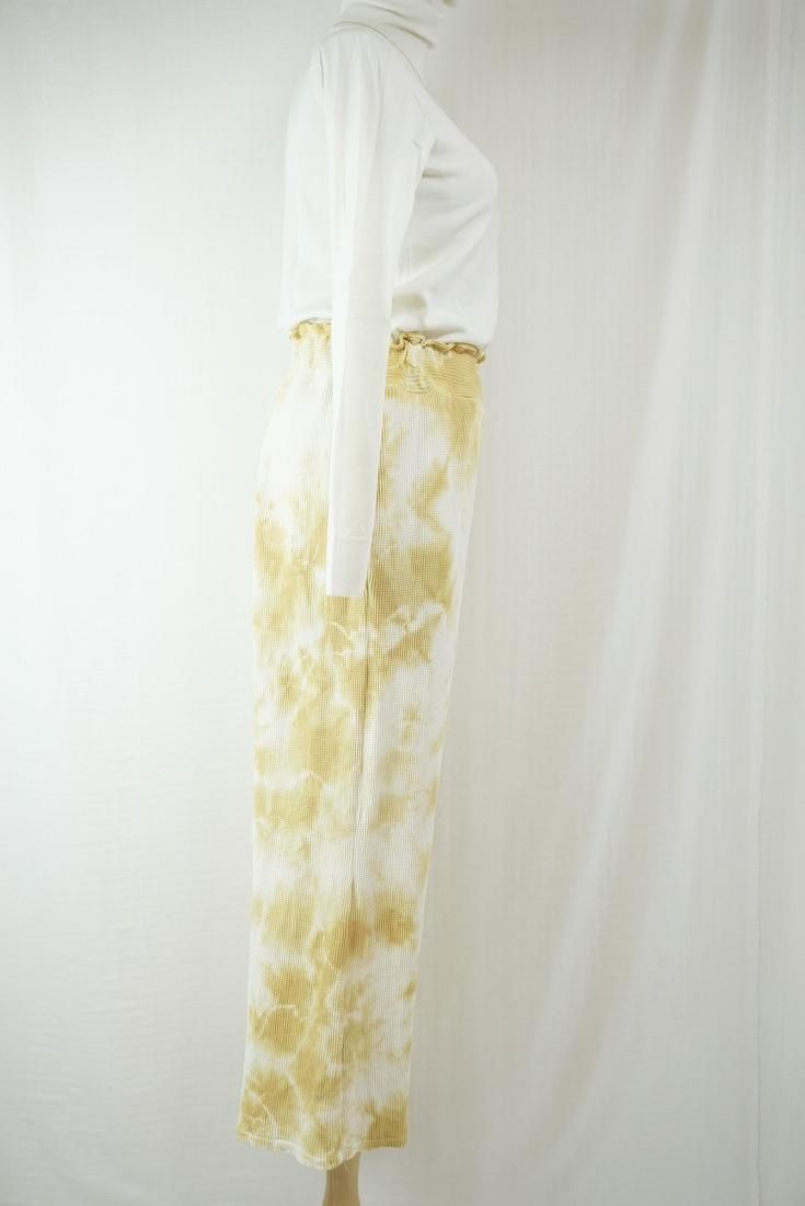 USA Organic Cotton Thermal Relax Pants Mustard