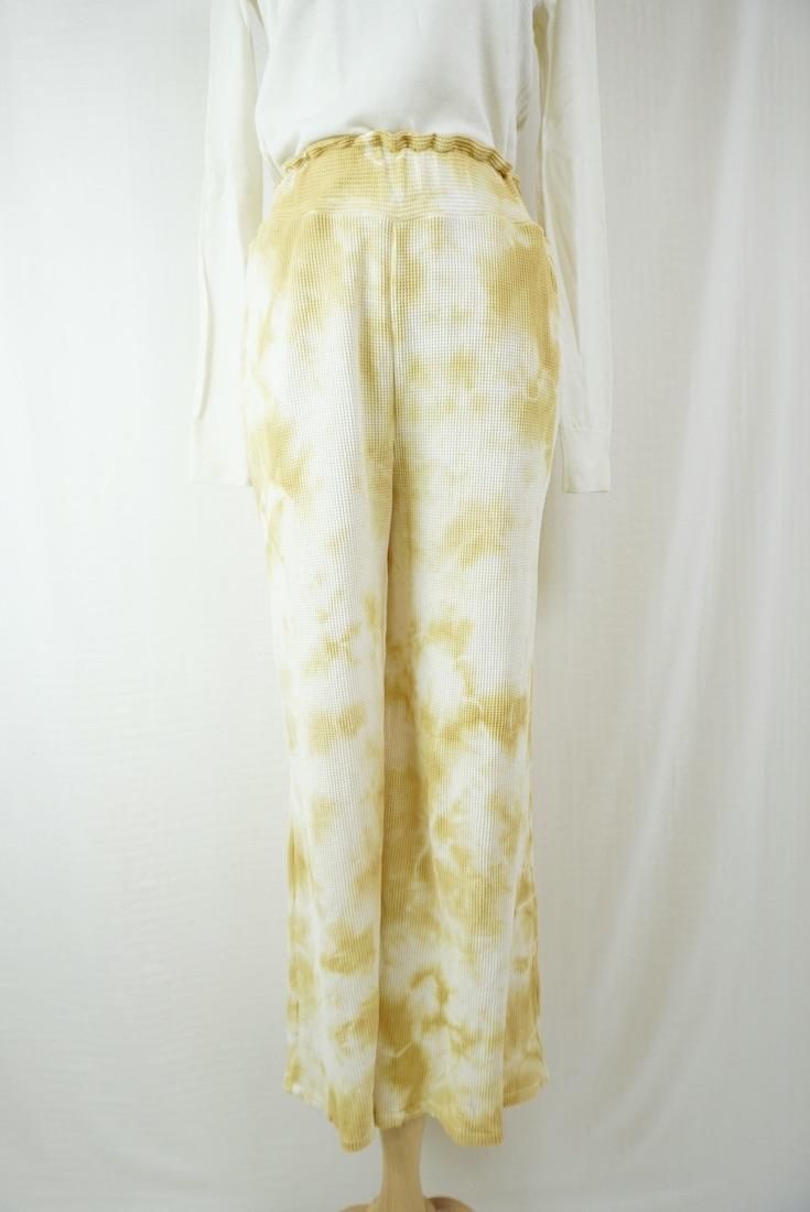 USA Organic Cotton Thermal Relax Pants Mustard