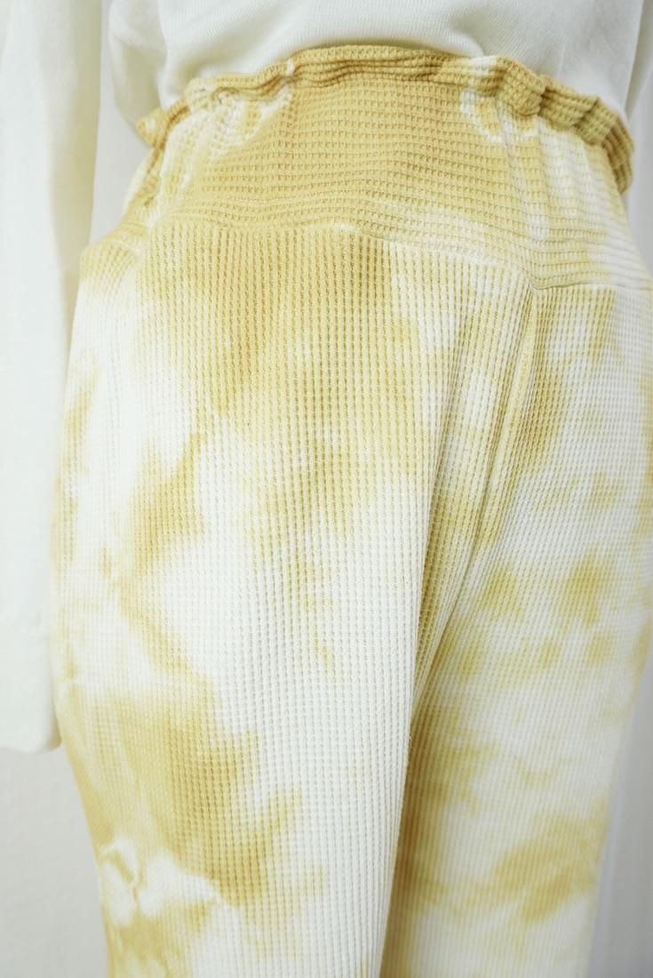 USA Organic Cotton Thermal Relax Pants Mustard