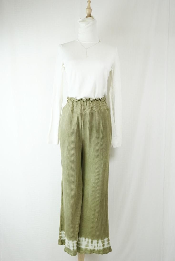 USA Organic Cotton Thermal Relax Pants Khaki