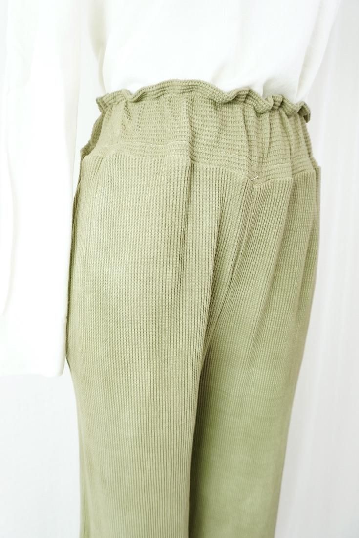 USA Organic Cotton Thermal Relax Pants Khaki