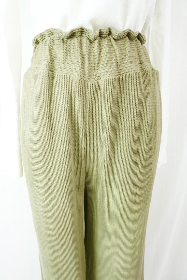 USA Organic Cotton Thermal Relax Pants Khaki