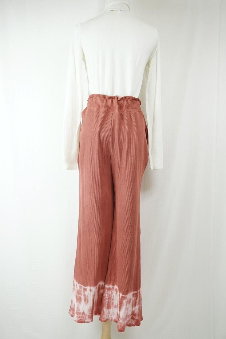 USA Organic Cotton Thermal Relax Pants Burgundy