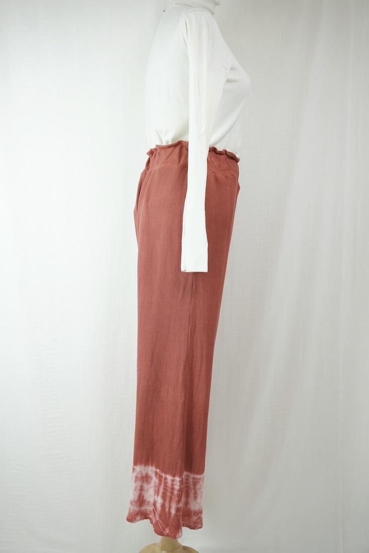 USA Organic Cotton Thermal Relax Pants Burgundy