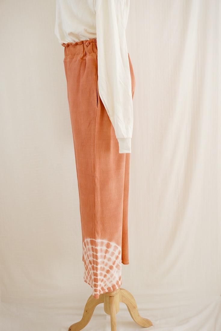 USA Organic Cotton Thermal Relax Pants Guava
