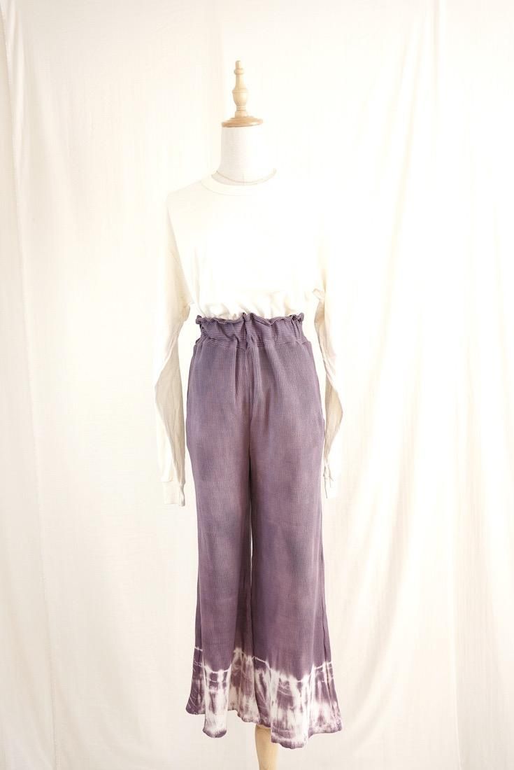USA Organic Cotton Thermal Relax Pants Violet