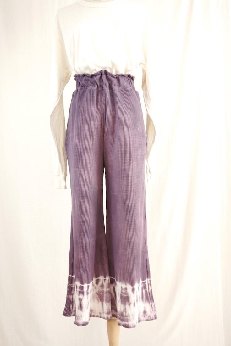 USA Organic Cotton Thermal Relax Pants Violet