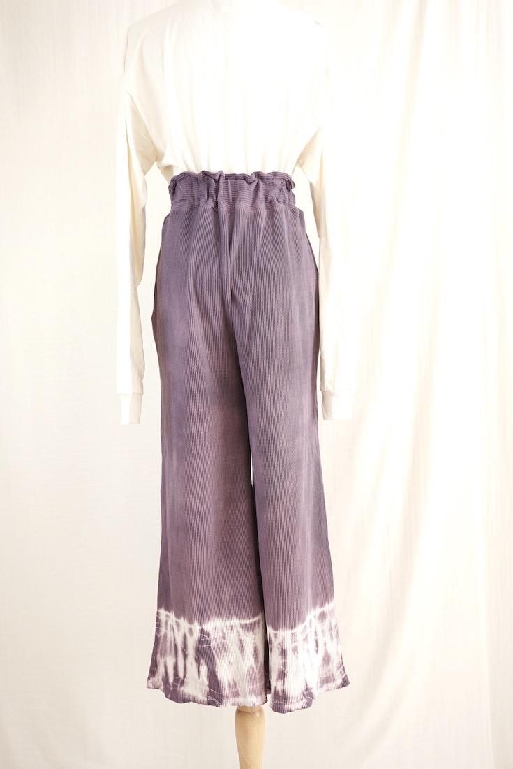 USA Organic Cotton Thermal Relax Pants Violet