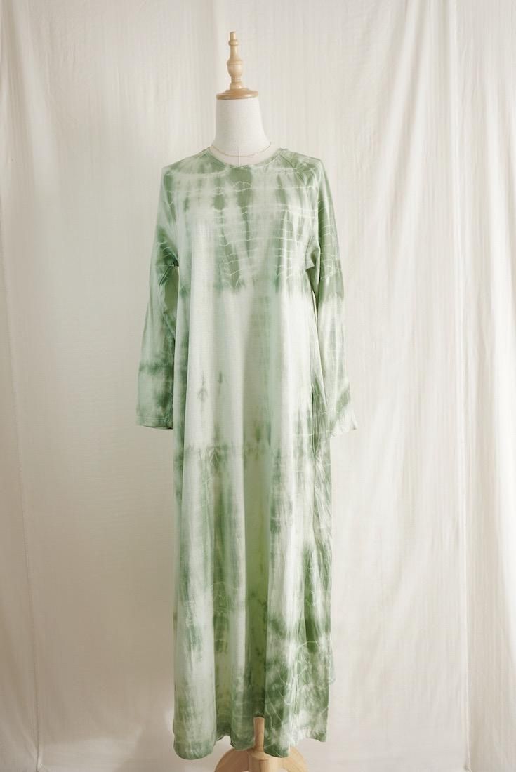 Cotton Long Sleeve OP  Junglegreen x Pistachio
