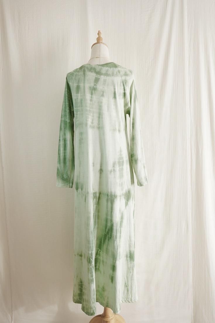 Cotton Long Sleeve OP  Junglegreen x Pistachio