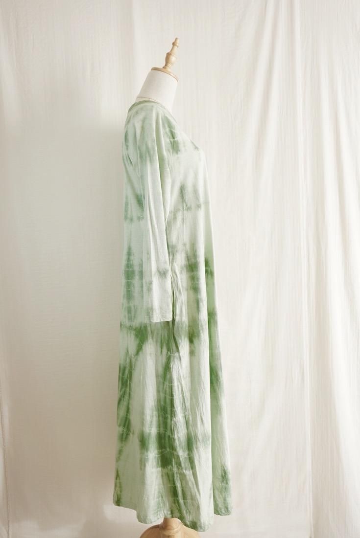 Cotton Long Sleeve OP  Junglegreen x Pistachio