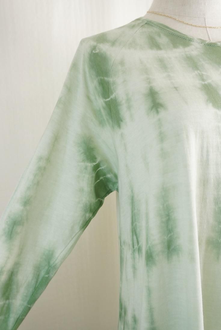 Cotton Long Sleeve OP  Junglegreen x Pistachio