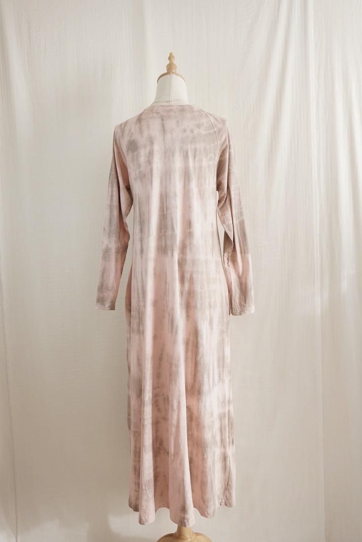 Cotton Long Sleeve OP  Pinkbeige x Taupe