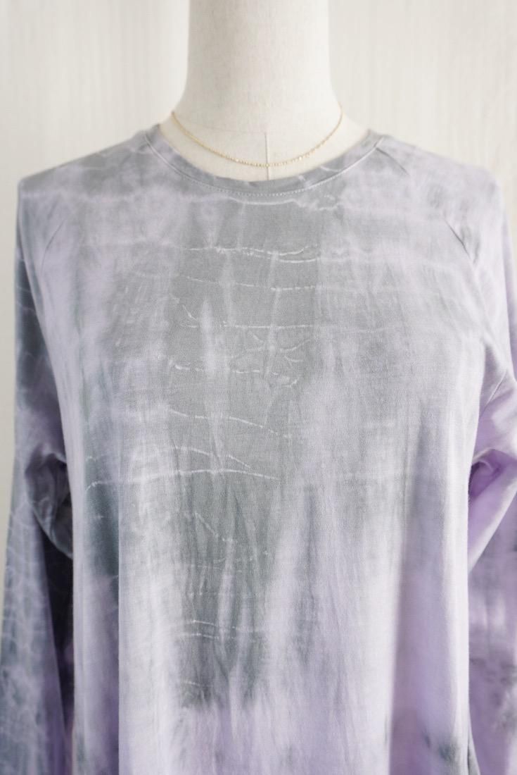 Cotton Long Sleeve OP  Lilac x Inkblack
