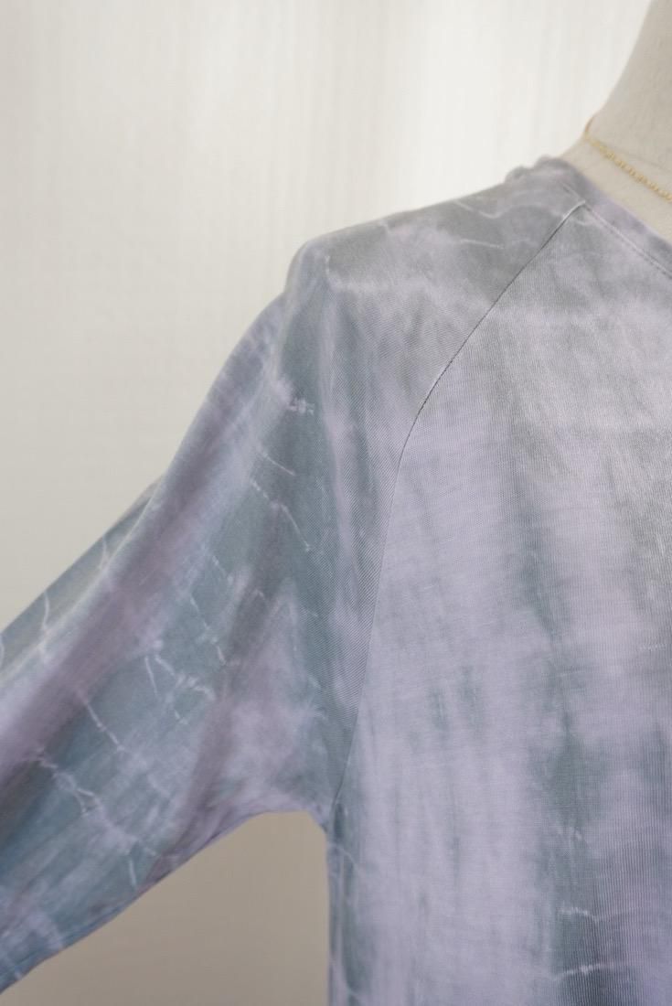 Cotton Long Sleeve OP  Lilac x Inkblack
