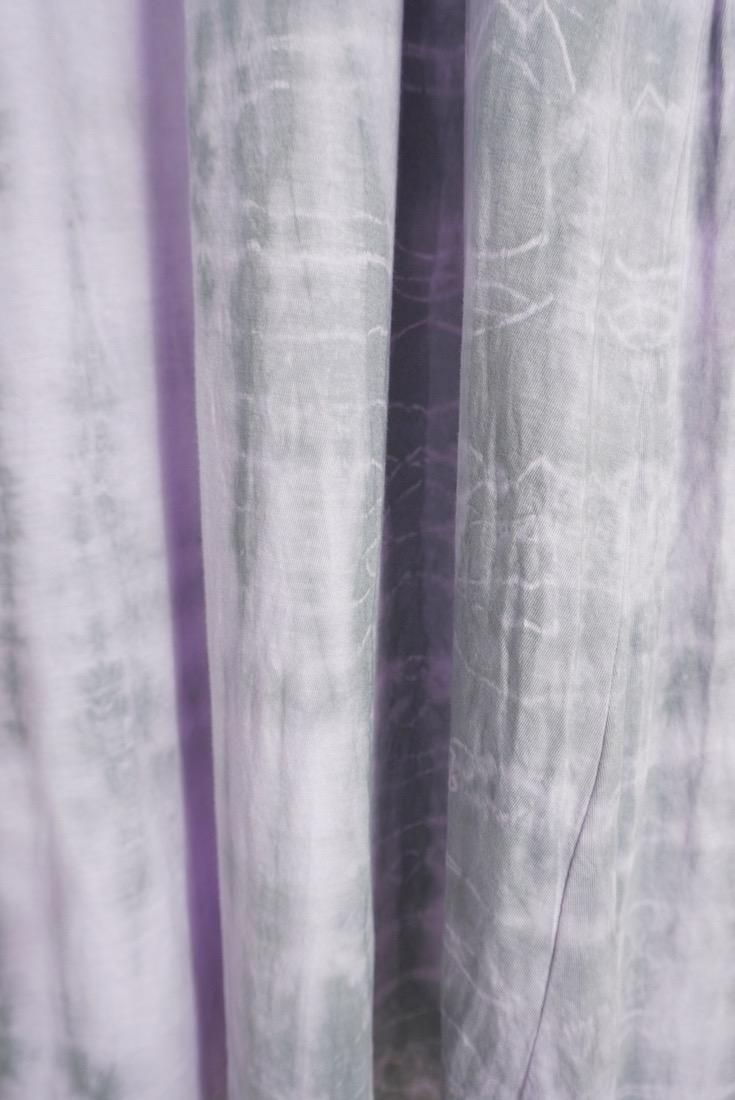 Cotton Long Sleeve OP  Lilac x Inkblack