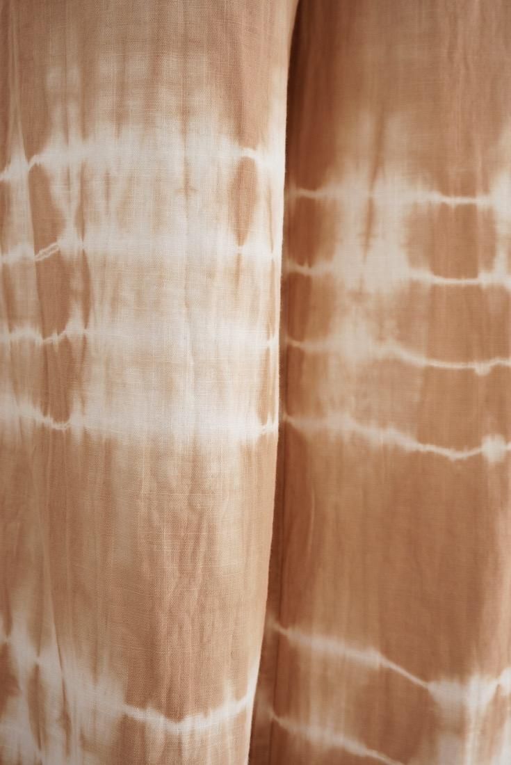 W gauze Relax Pants Terracotta