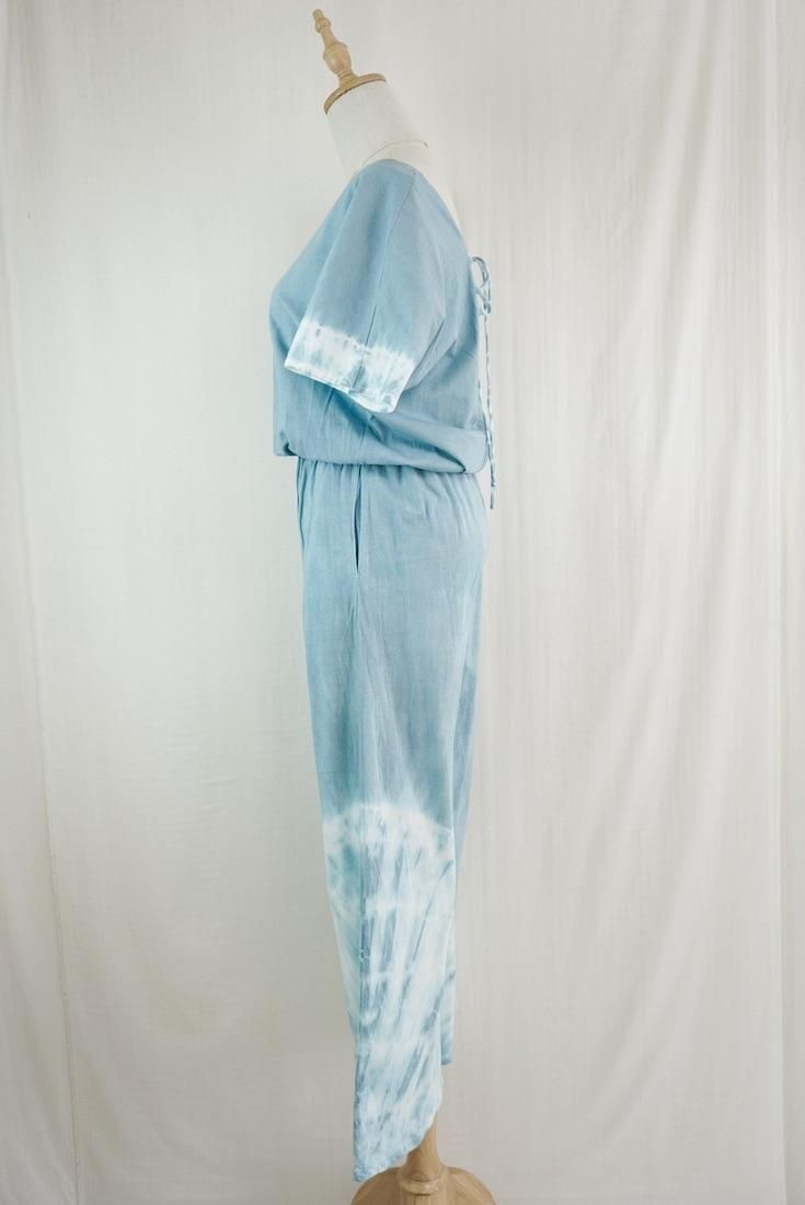 Cotton Tee in long pants VintageBlue
