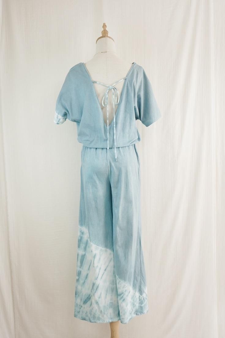 Cotton Tee in long pants VintageBlue