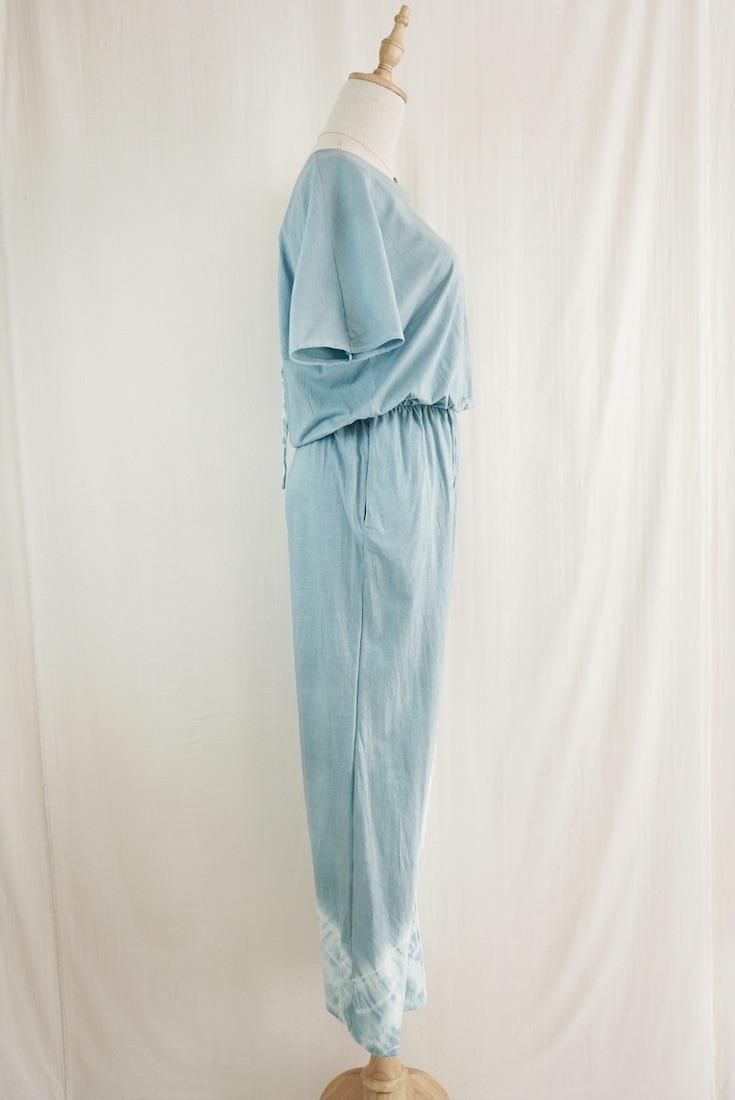 Cotton Tee in long pants VintageBlue