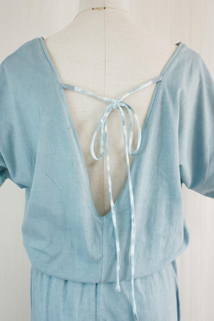 Cotton Tee in long pants VintageBlue