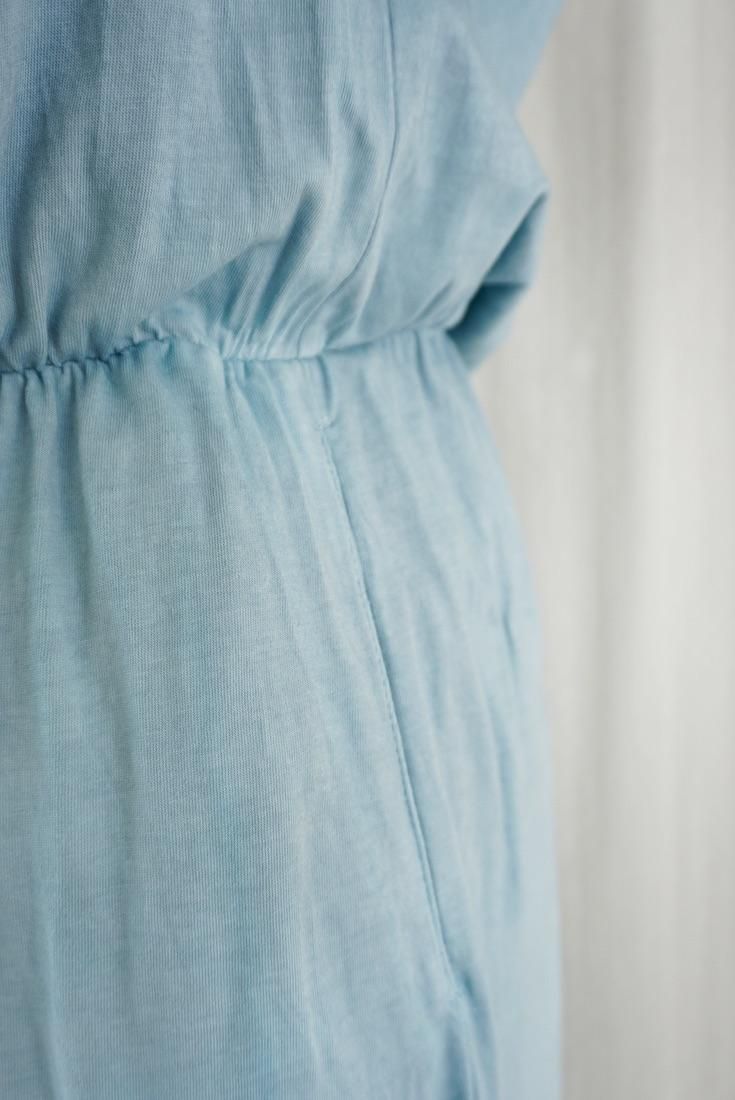Cotton Tee in long pants VintageBlue