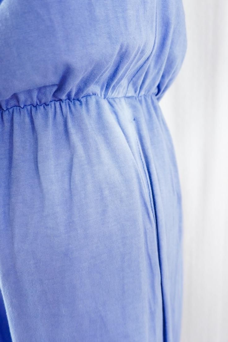 Cotton Tee in long pants DeepBlue
