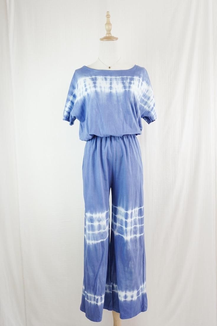 Cotton Tee in long pants DeepBlue