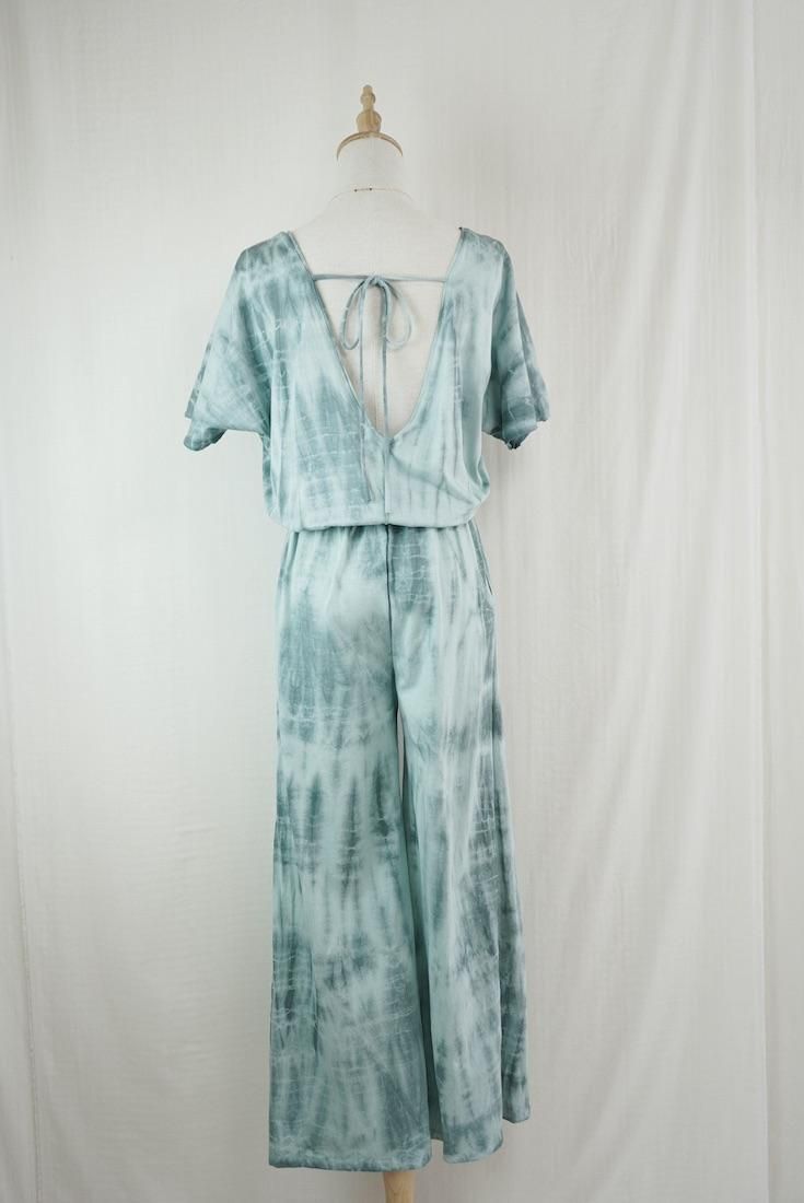 Cotton Tee in long pants Sage x Ivy