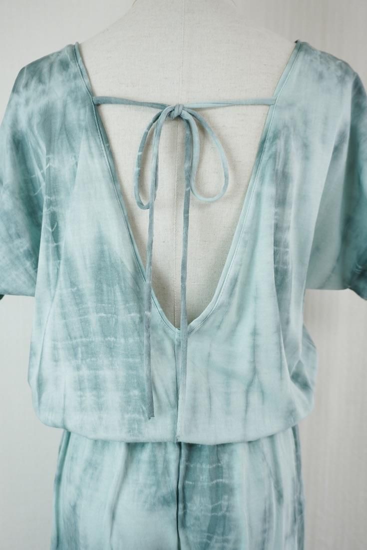 Cotton Tee in long pants Sage x Ivy