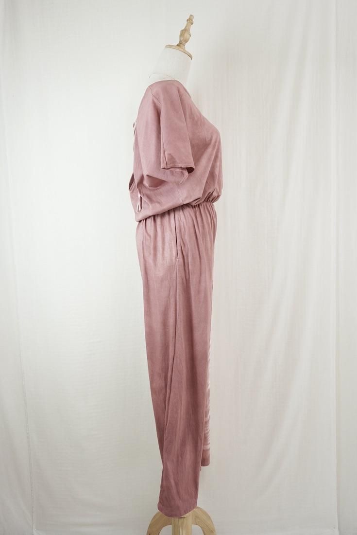 Cotton Tee in long pants Bordeaux x Sandybeach