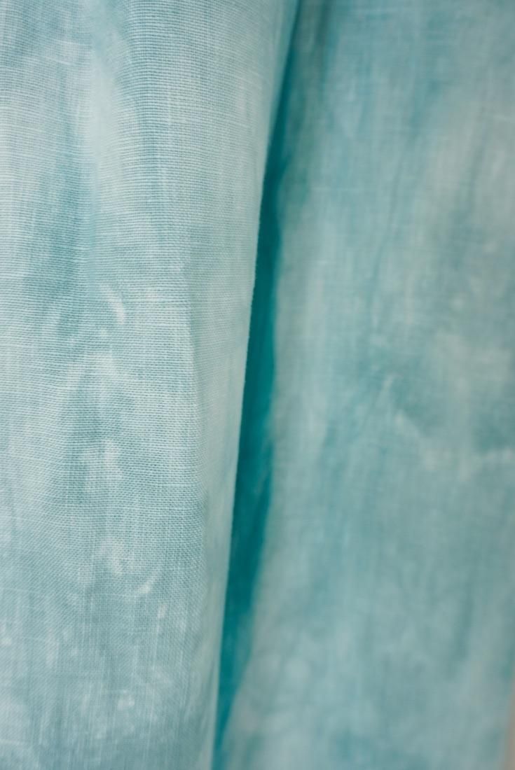 Japan Linen Relax Pants Under the sea x Sky 