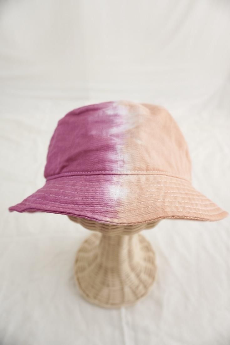 Bucket Hat  “Peony x Apricot” 