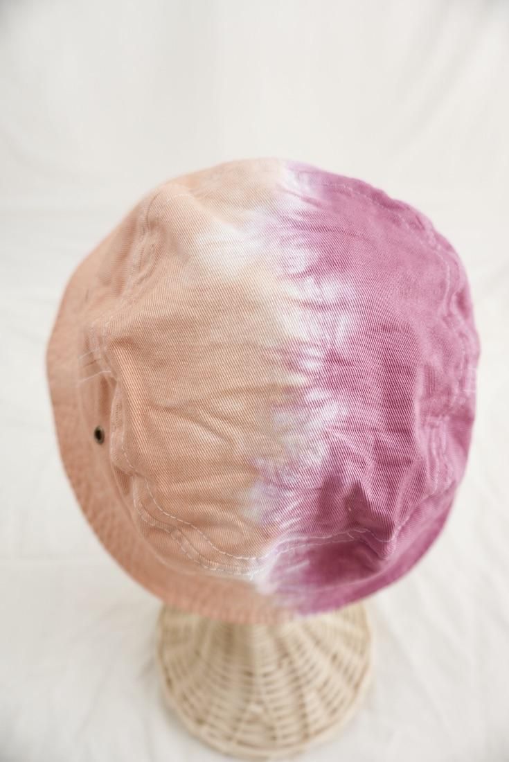 Bucket Hat  “Peony x Apricot” 
