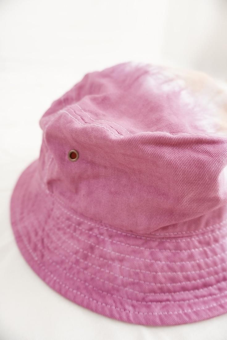 Bucket Hat  “Peony x Apricot” 