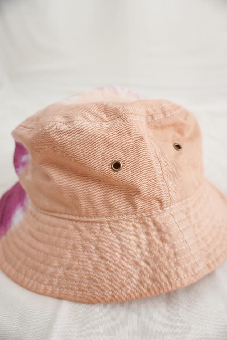 Bucket Hat  “Peony x Apricot” 