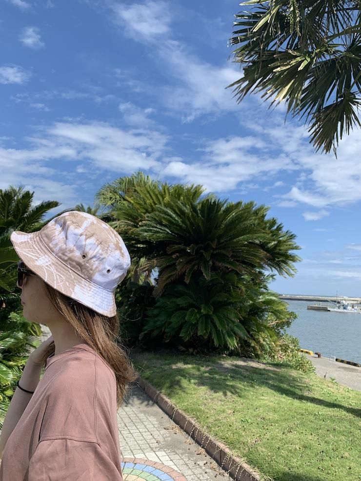 Bucket Hat  “Peony x Apricot” 