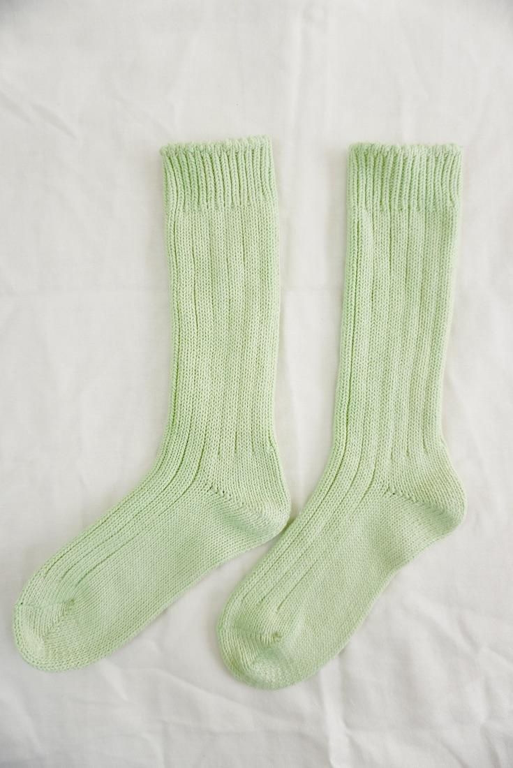 Organic Cotton Low gauge socks solid  Babyleaf 
