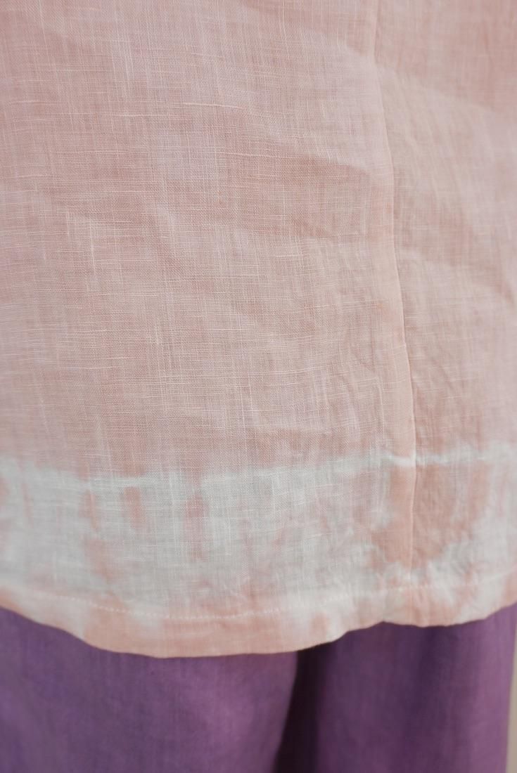 French Linen Middle sleeve top
