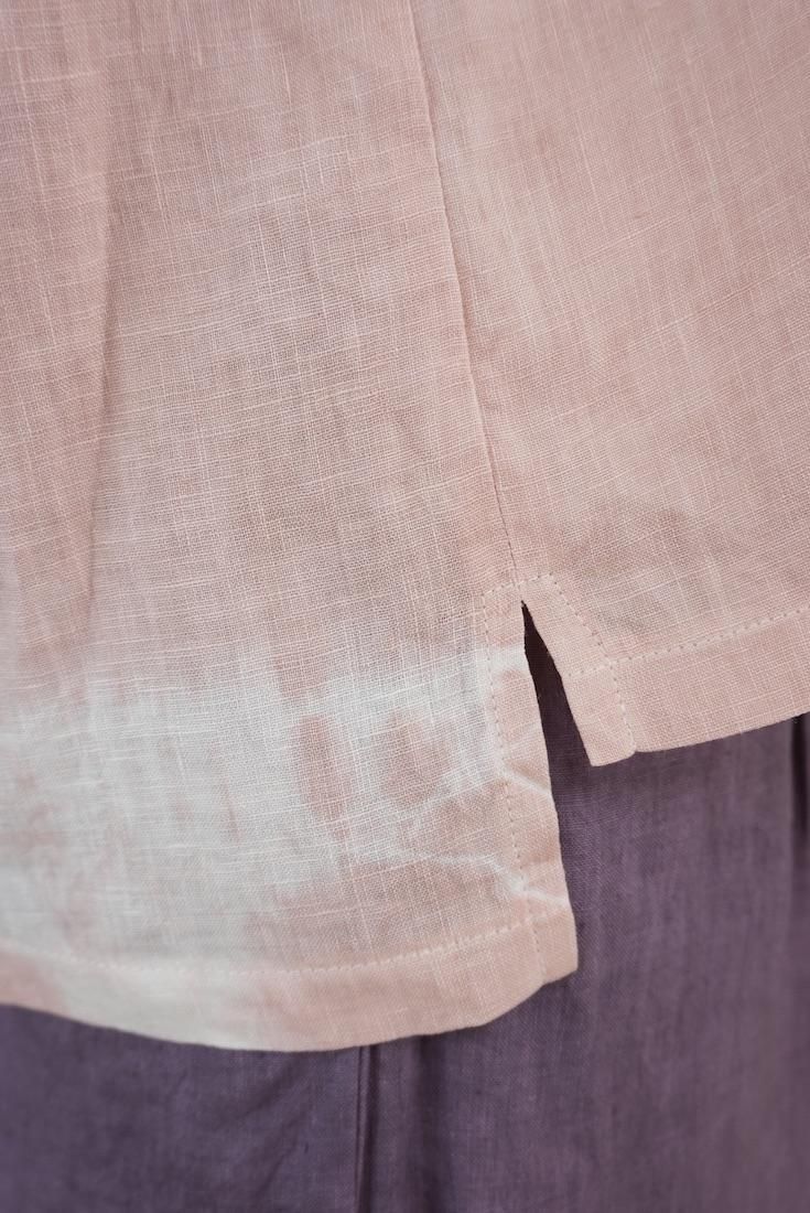 French Linen Middle sleeve top