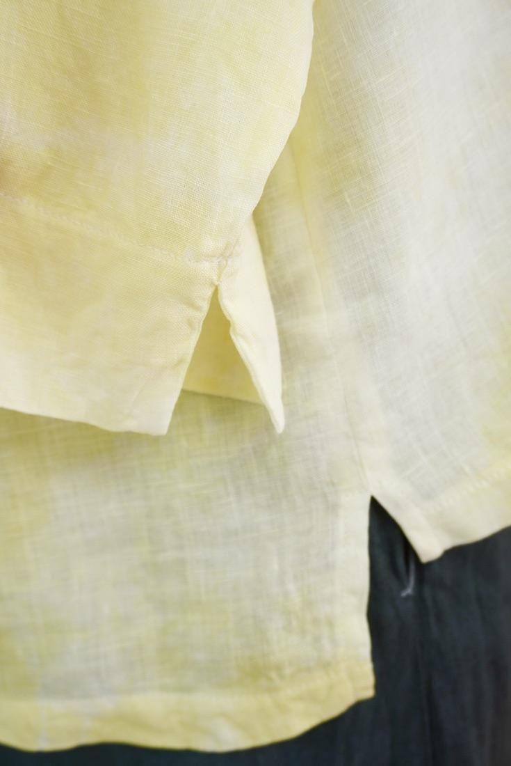 French Linen Middle sleeve top