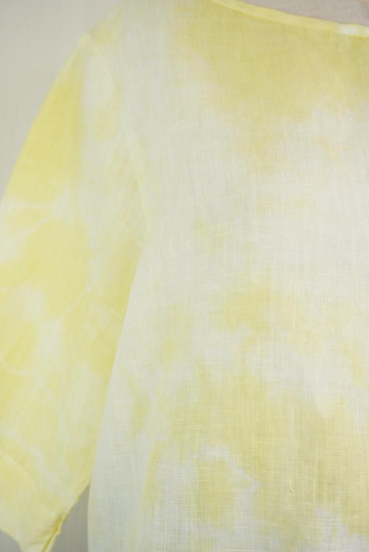 French Linen Middle sleeve top