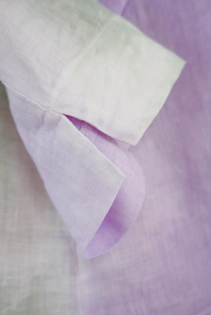 French Linen Middle sleeve top